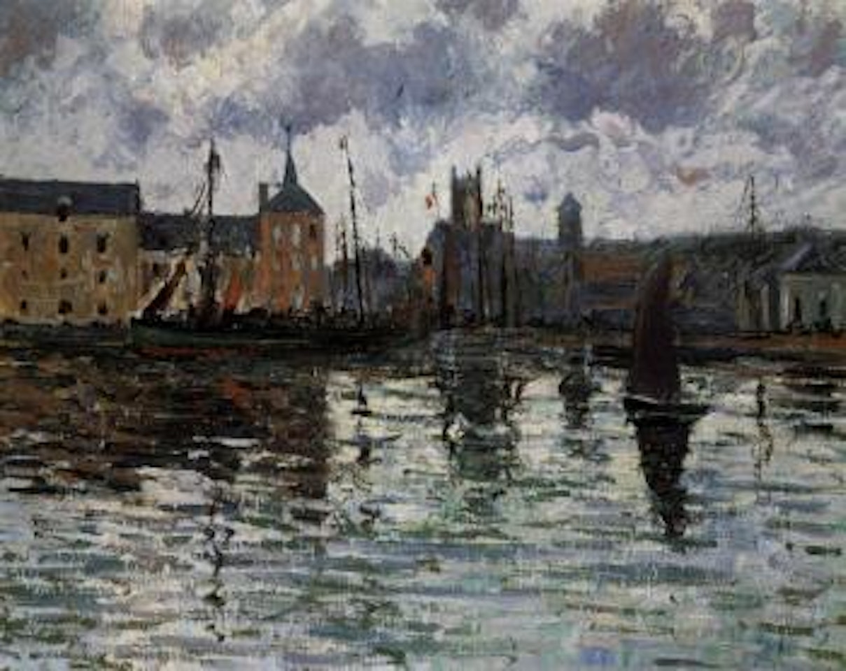 Bassin a Dieppe. Soupiere et statuettes by Gustave Loiseau