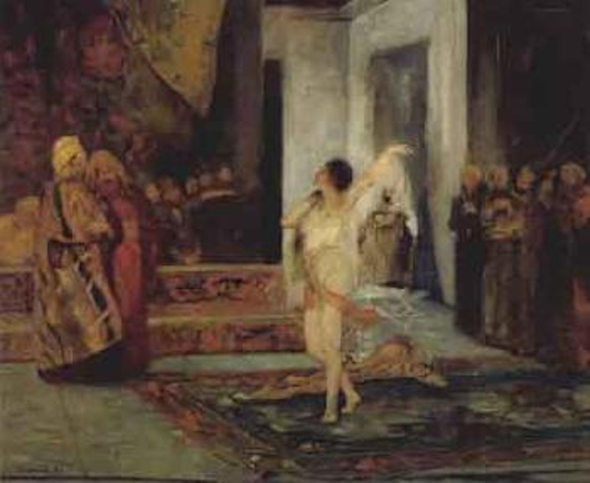 Woman dancing by Gyula Tornai