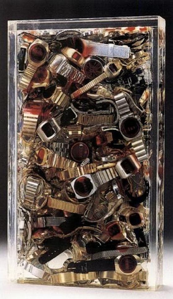 Accumulation d'horloges by Arman