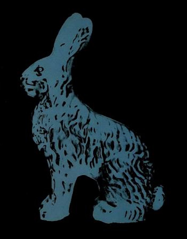 Chocolate bunny by Andy Warhol