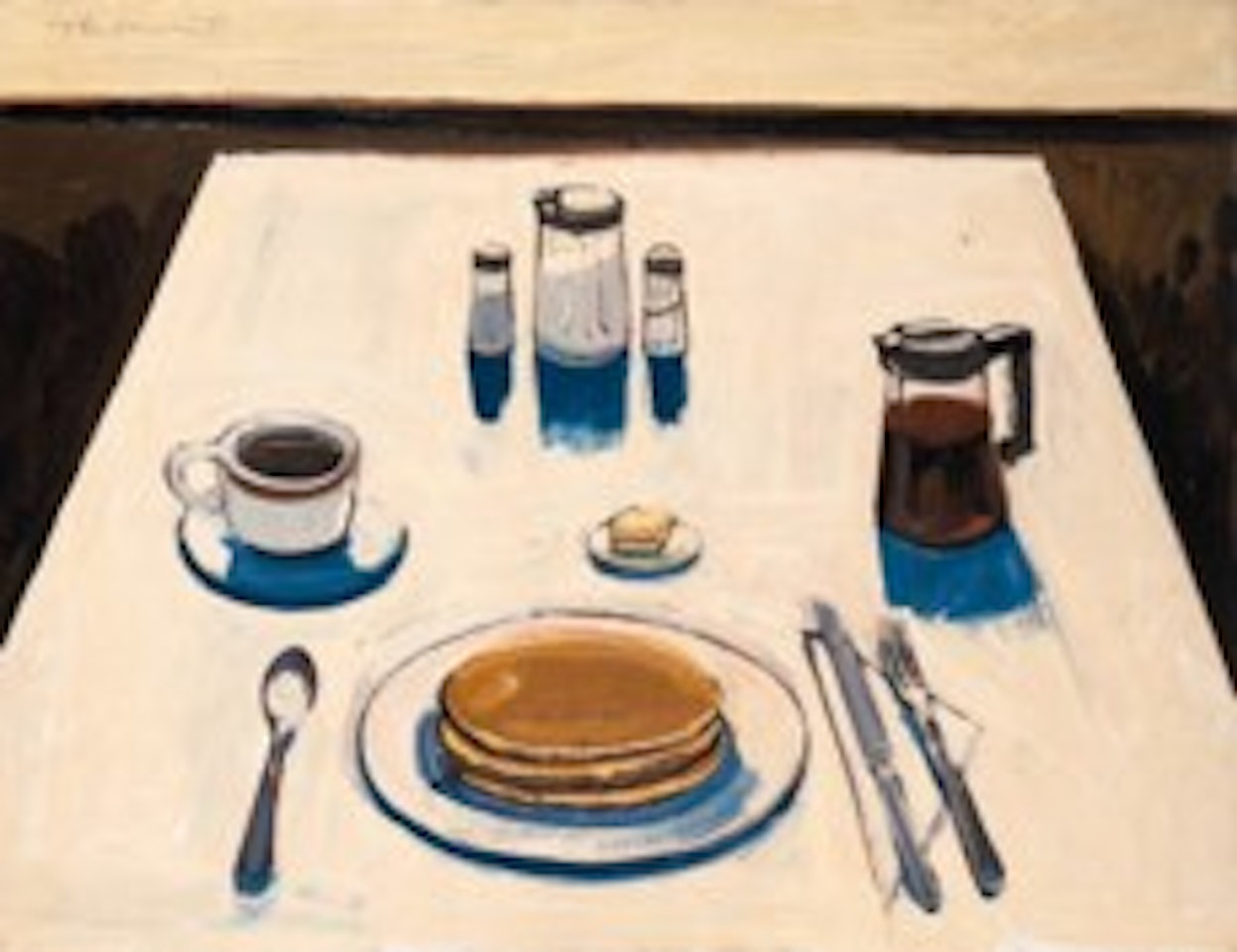 Pancakes by Wayne Thiebaud