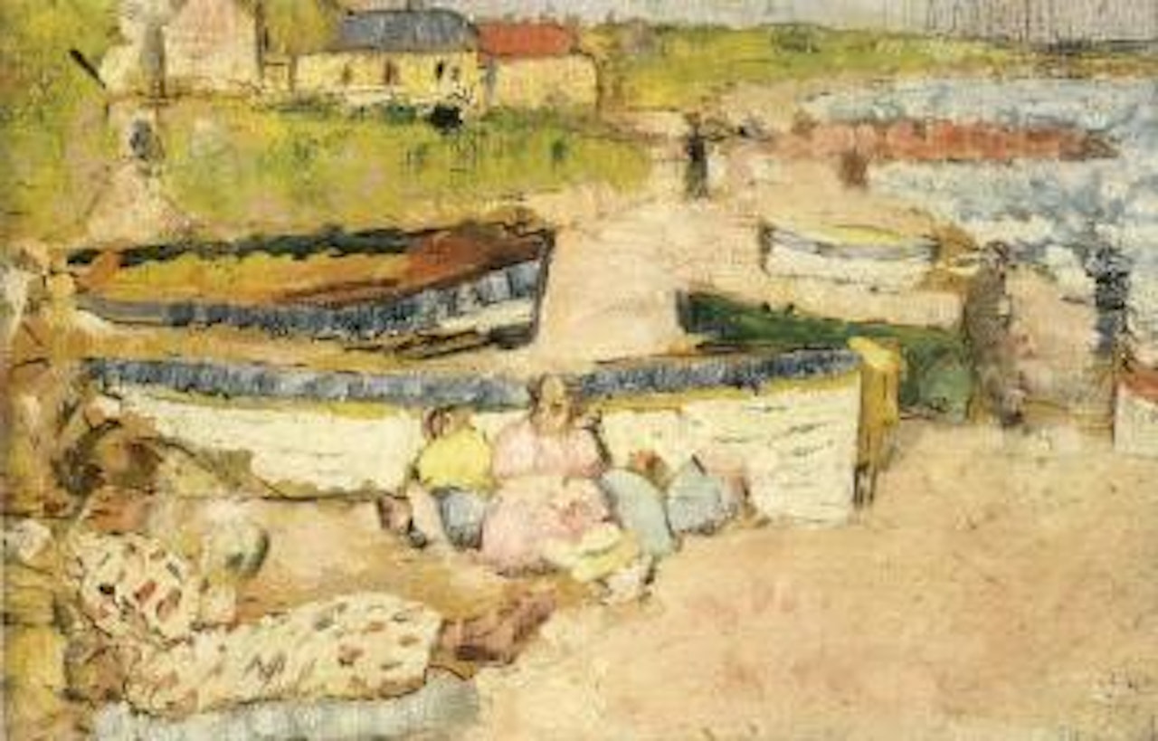 Beach, Largo by George Leslie Hunter