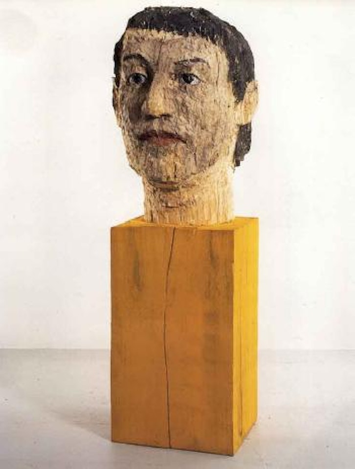 Large head by Stephan Balkenhol