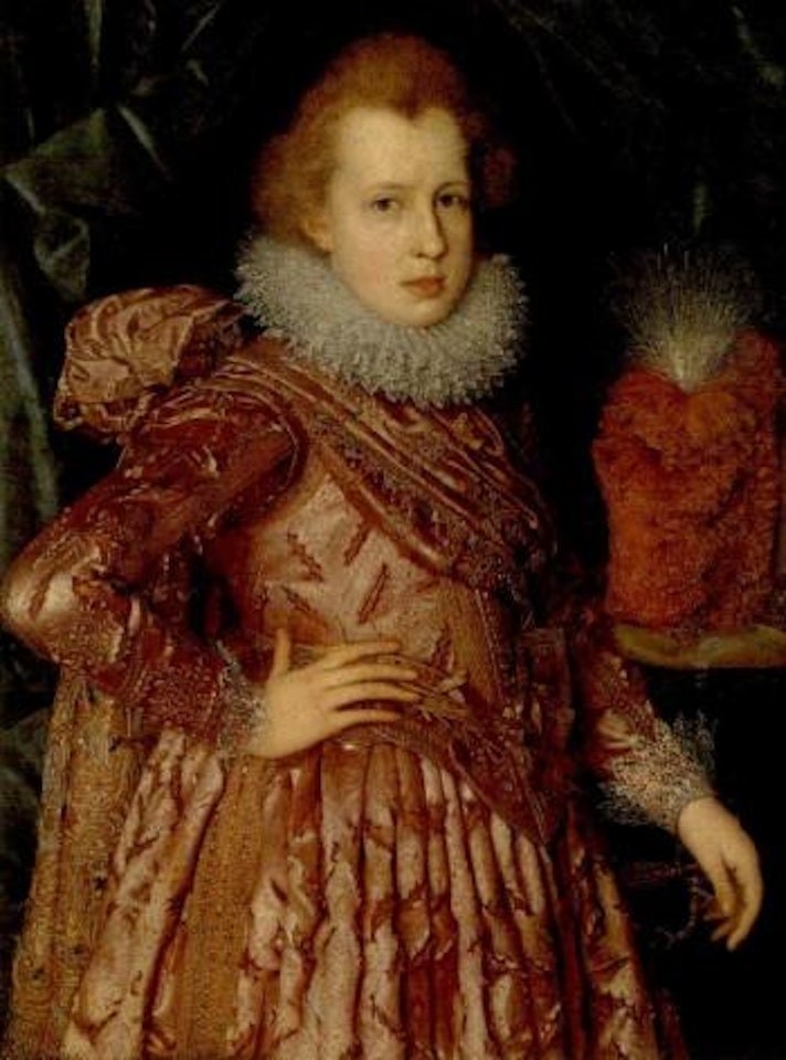 Portrait of Prince Christian, son of King Kristian IV by Pieter Franz Isaaksz