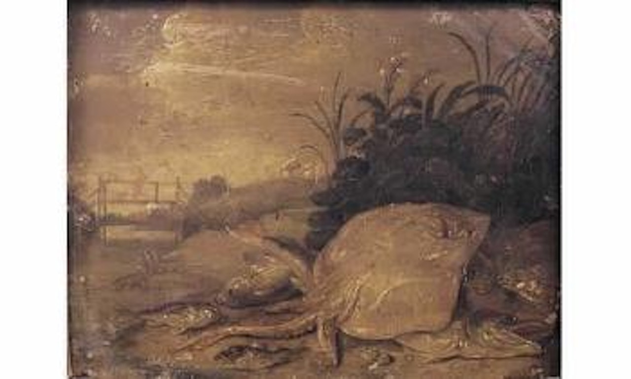 La raie sortie de la riviere by Jan Van Kessel The Elder