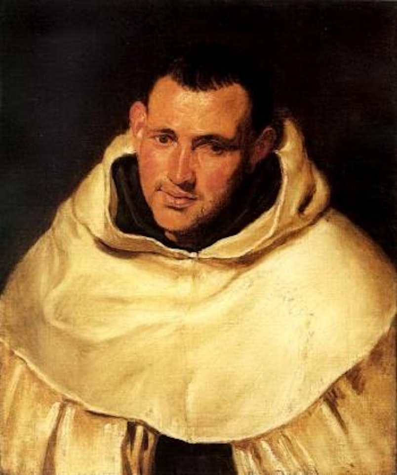 Portrait of monk by Peter Paul Rubens