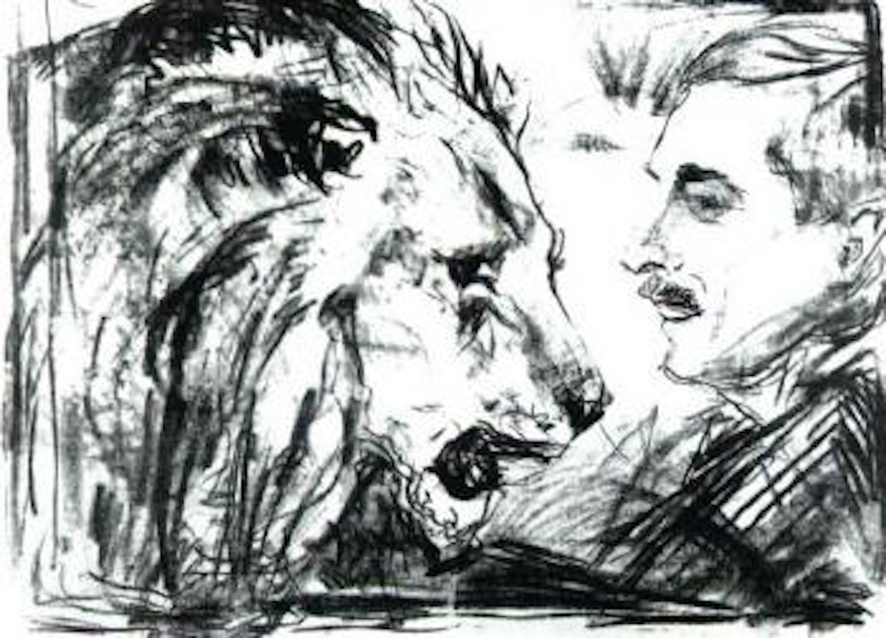 Der lowenbandiger by Edvard Munch