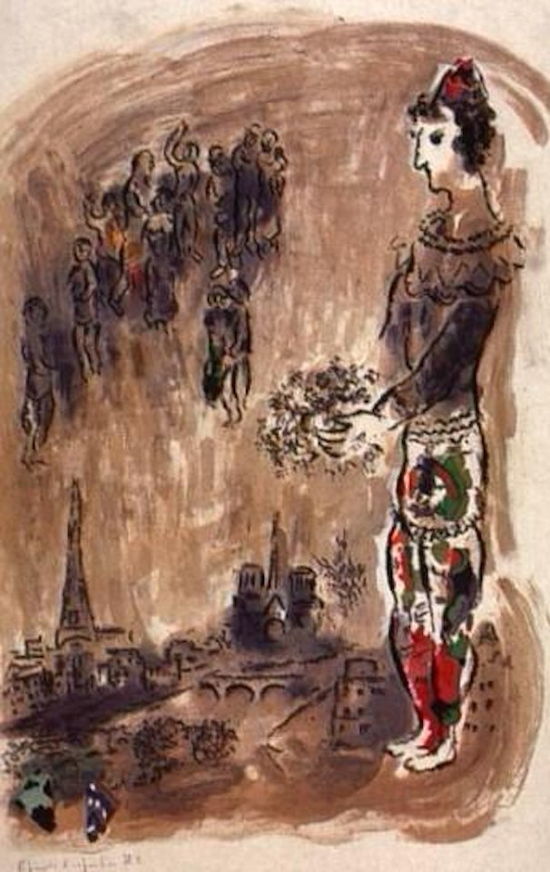 Magician of Paris I by Marc Chagall
