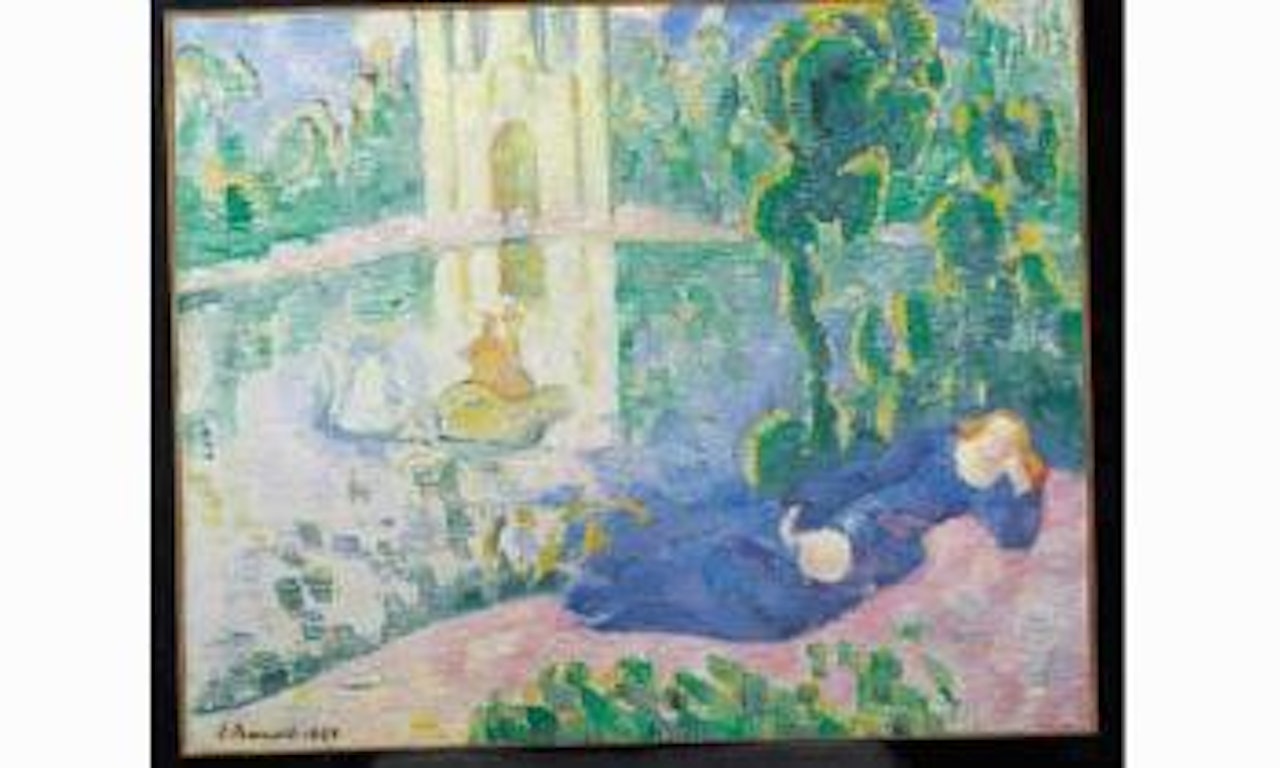 Le lac aux cygnes by Emile Bernard