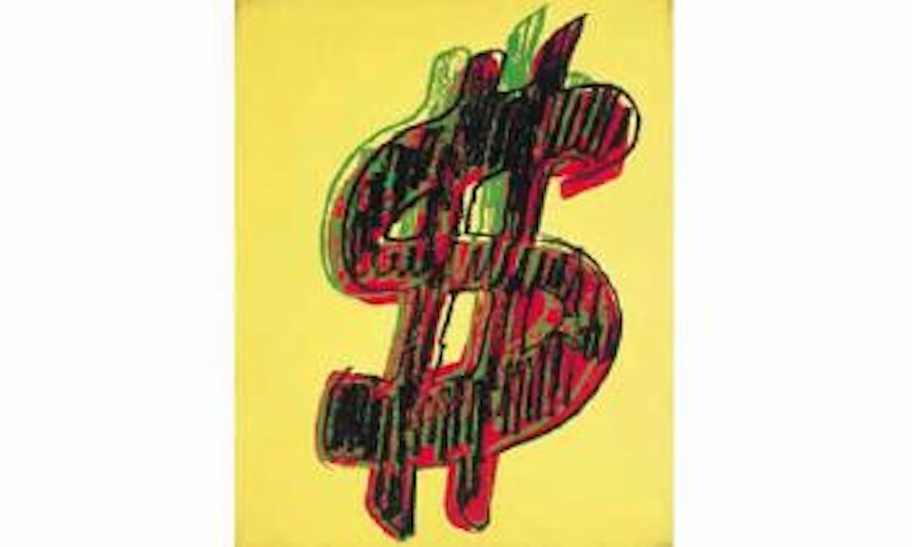 Dollar Sign by Andy Warhol