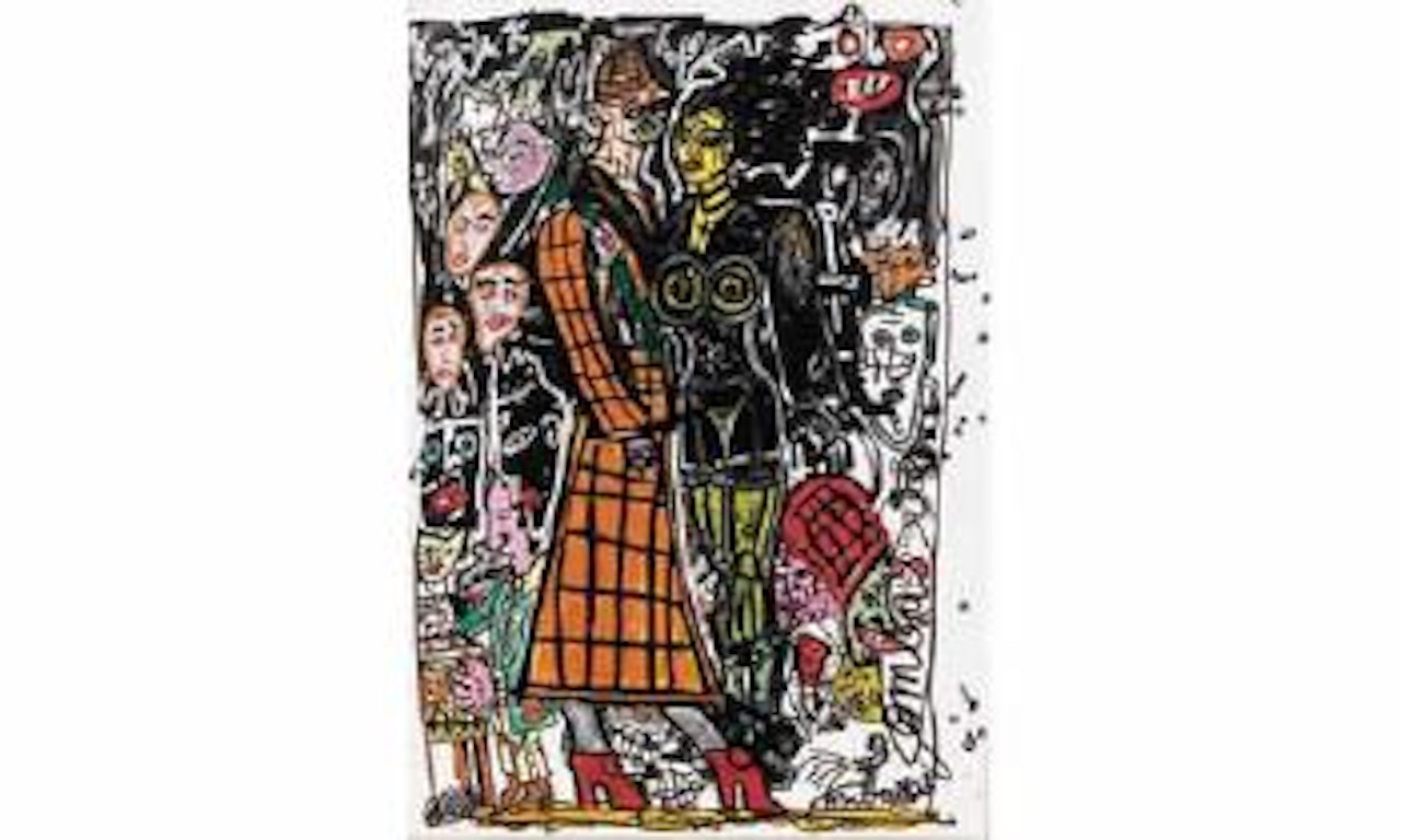 Le couple by Robert Combas