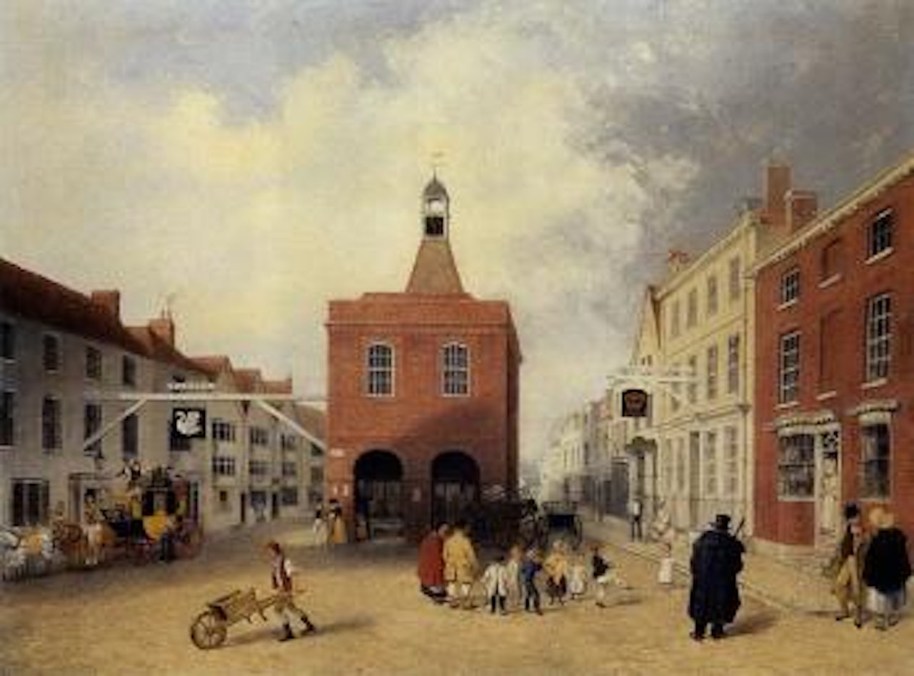 A view of the old Townn Hall, Reigate by English School