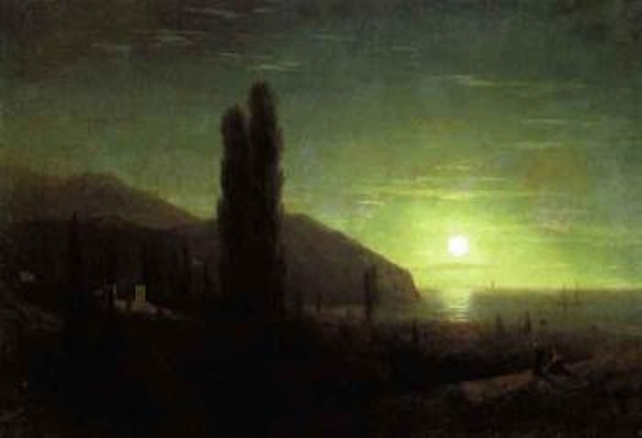 Moonlit night on Krim by Ivan Konstantinovich Aivazovsky
