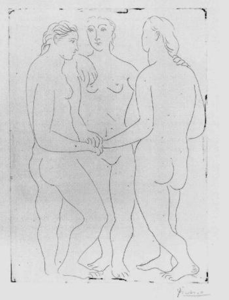 Les trois amies by Pablo Picasso