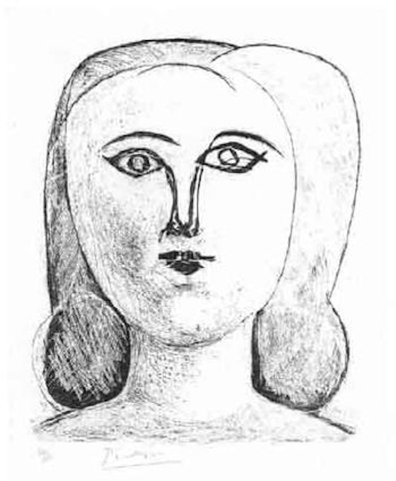 Tete de jeune fille by Pablo Picasso