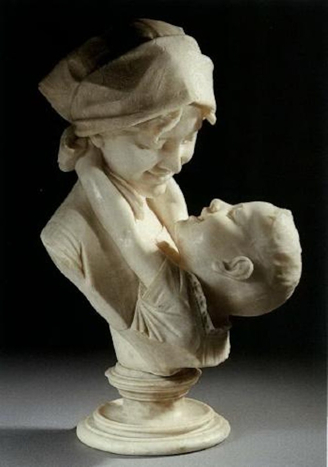Mother and child by Italian School