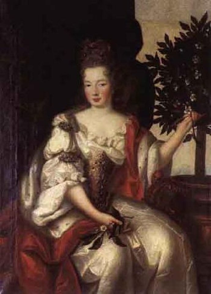 Large portrait of lady by French School