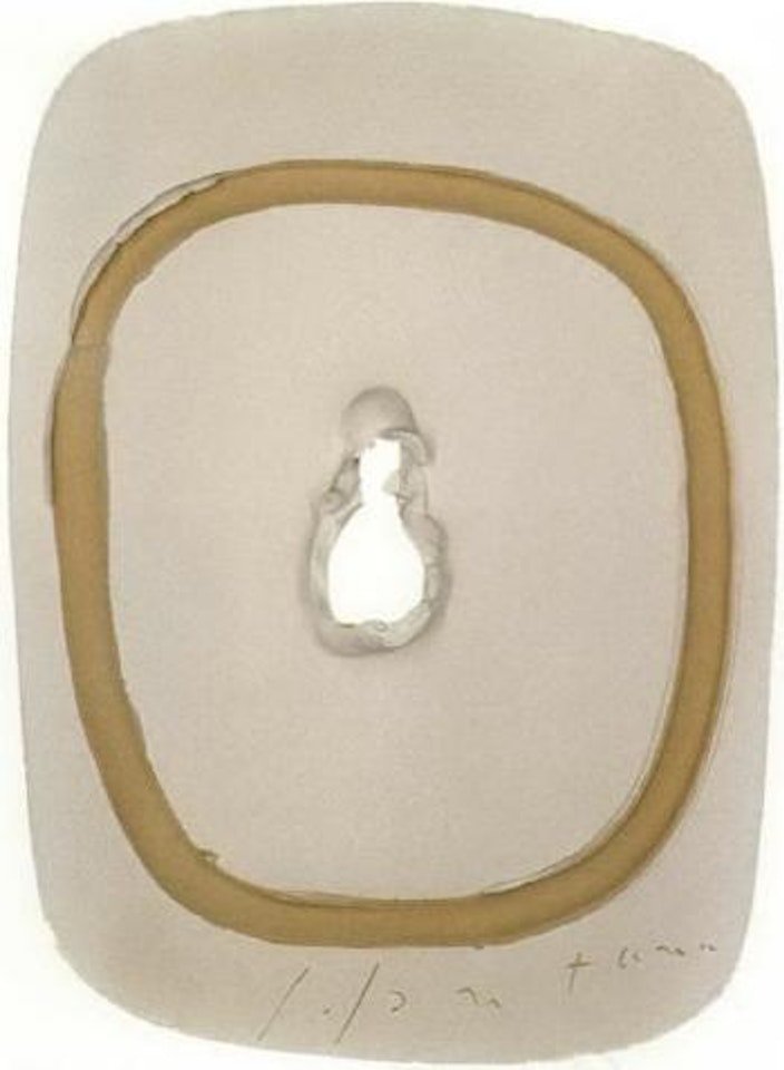 Concetto spaziale by Lucio Fontana