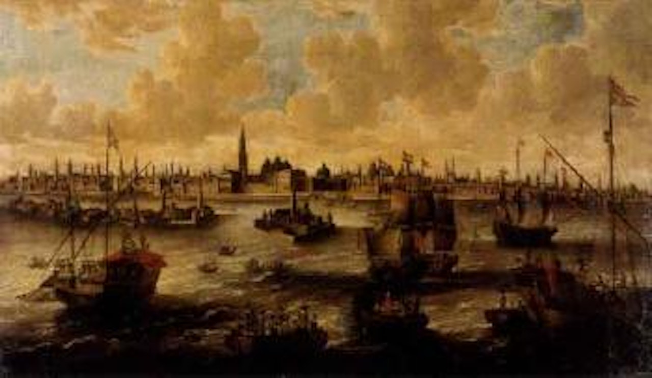 View of Venice by Pieter van de Velde
