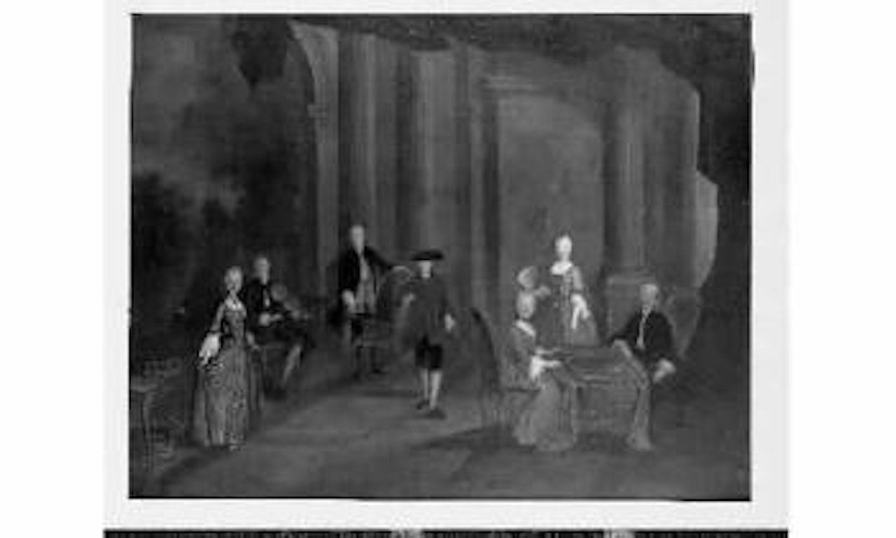 La reunion de famille dans un palais classique by English School