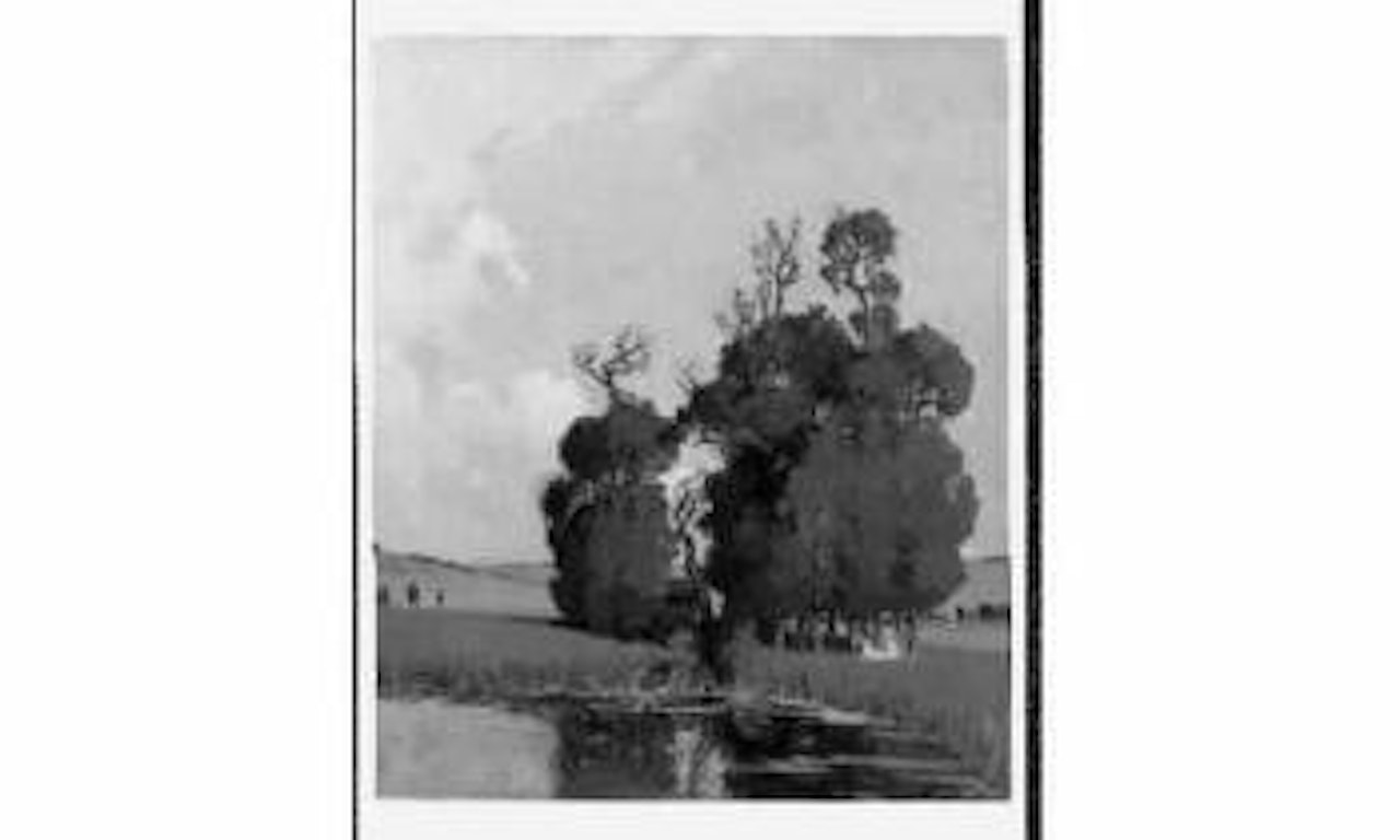 Detente au bord d'un lac by Pierre Eugène Montezin