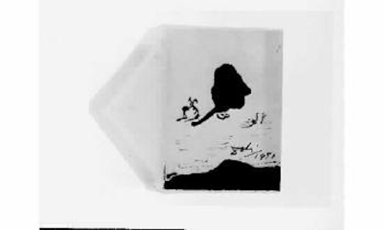 Profil et cavalier by Salvador Dali