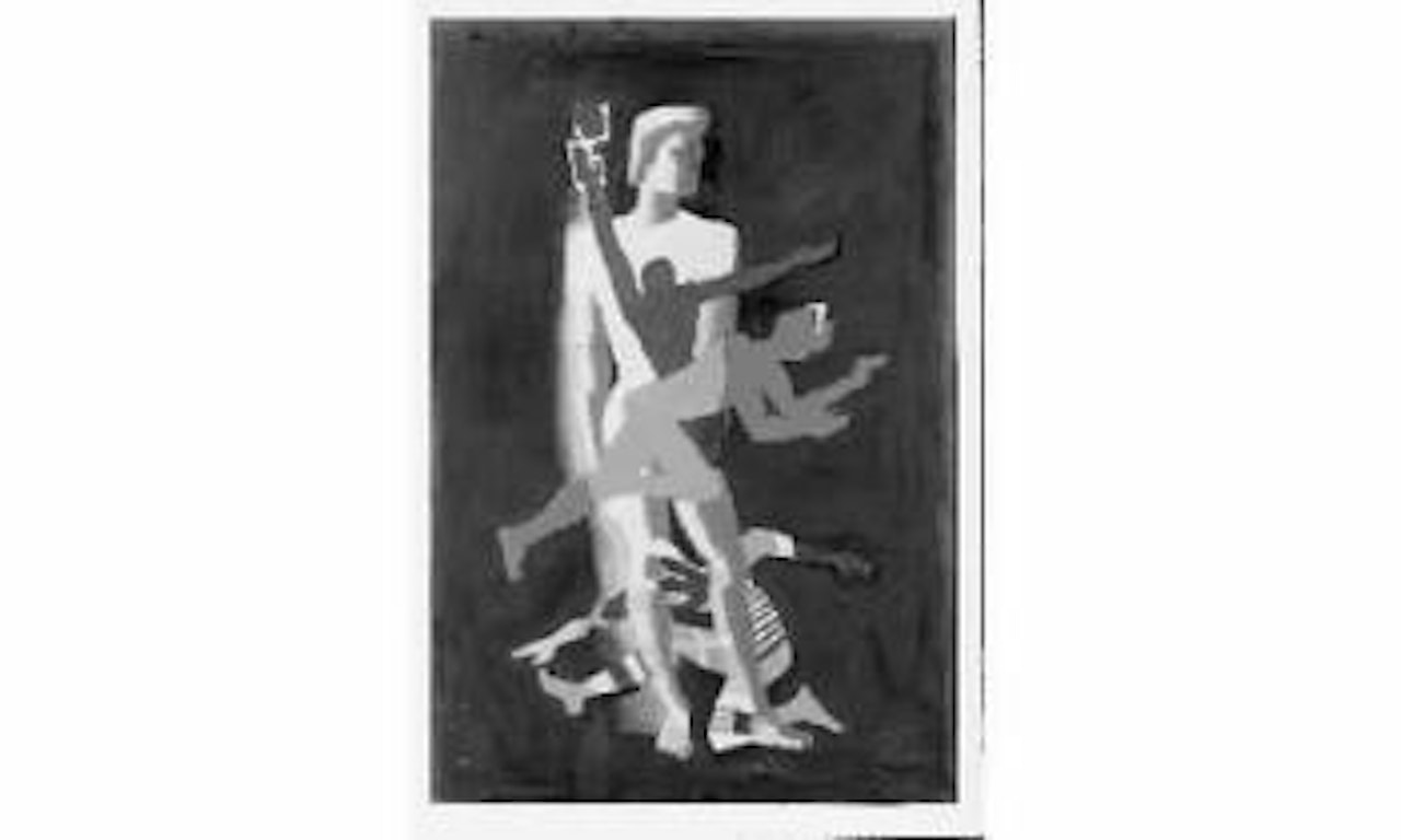 Tableau preparatoire, 11e Jeux Universitaire de 1947 by Paul Colin