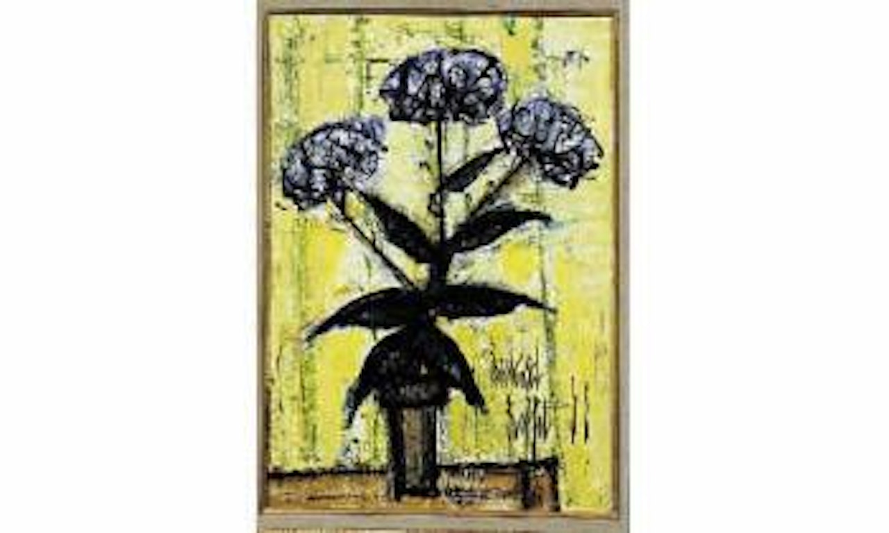 Pot d'hortensias by Bernard Buffet
