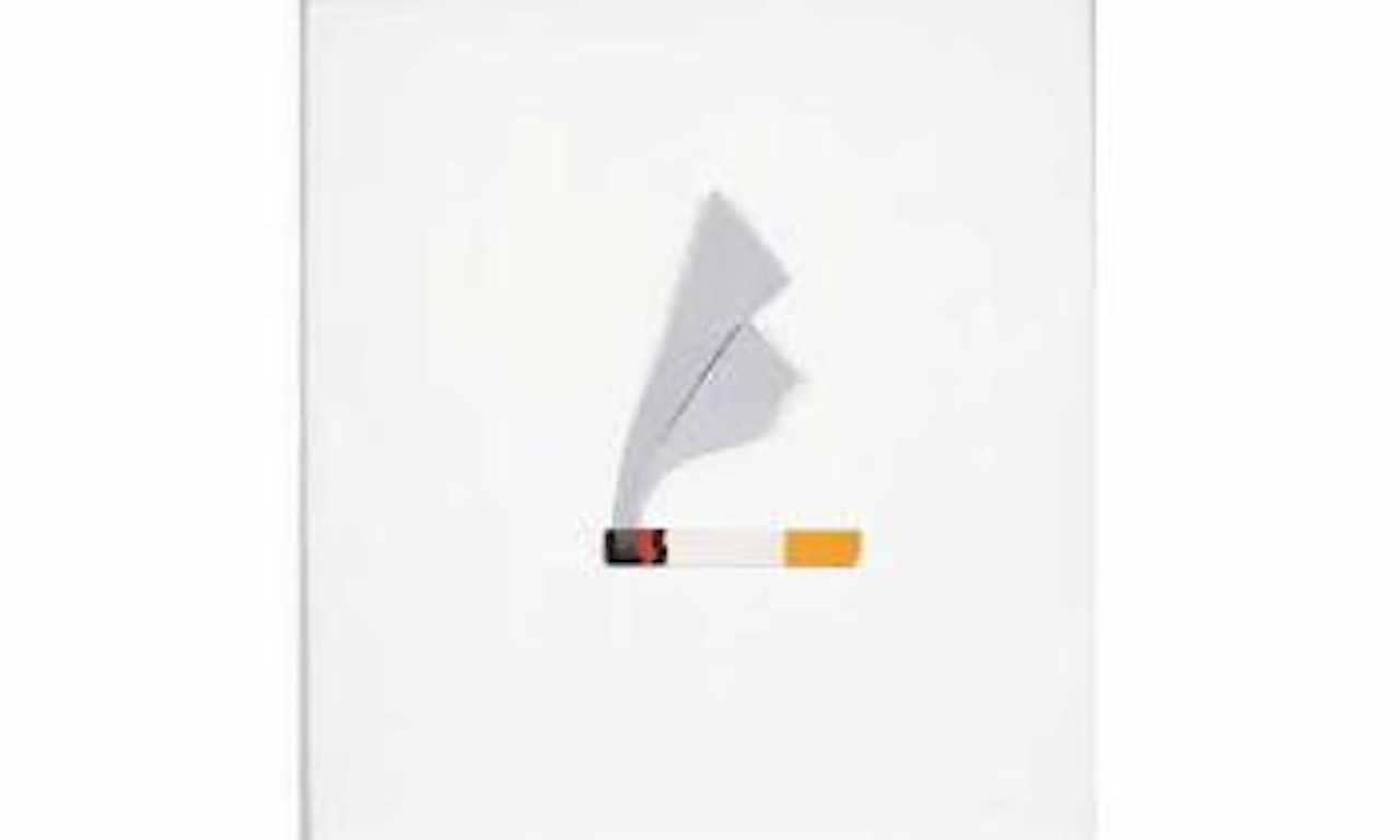 Smoking cigarette by Tom Wesselmann