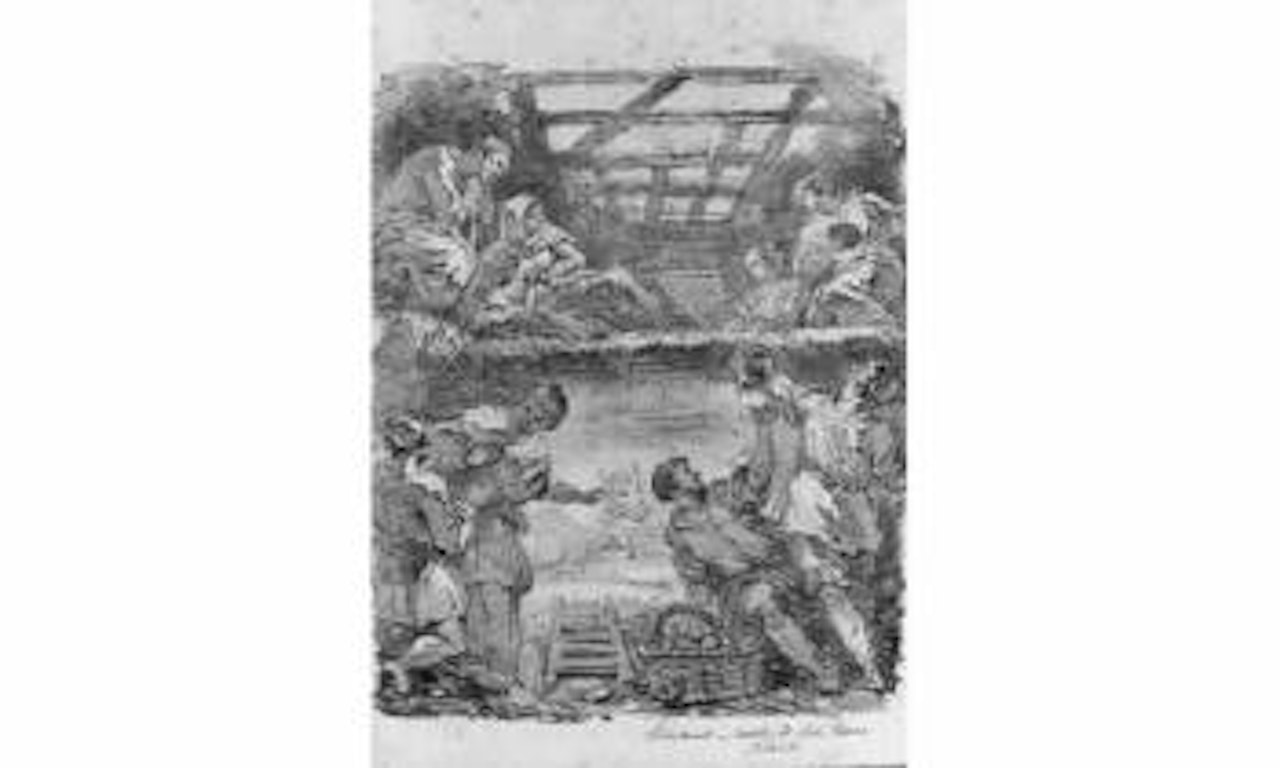 L'Adoration des Bergers by Jean-Honoré Fragonard