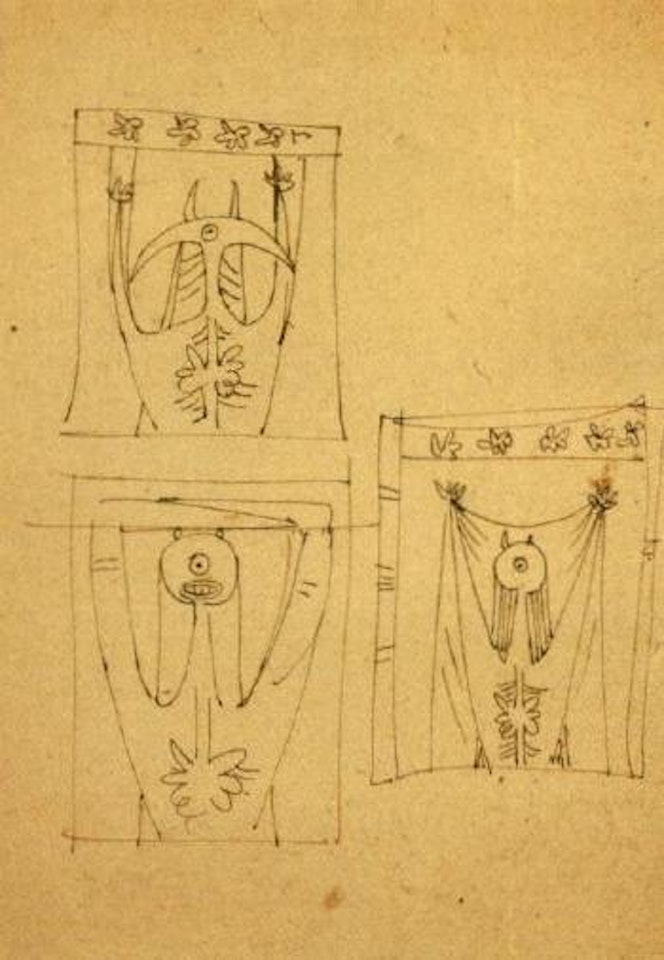 Portfolio of drawings by Wifredo Lam