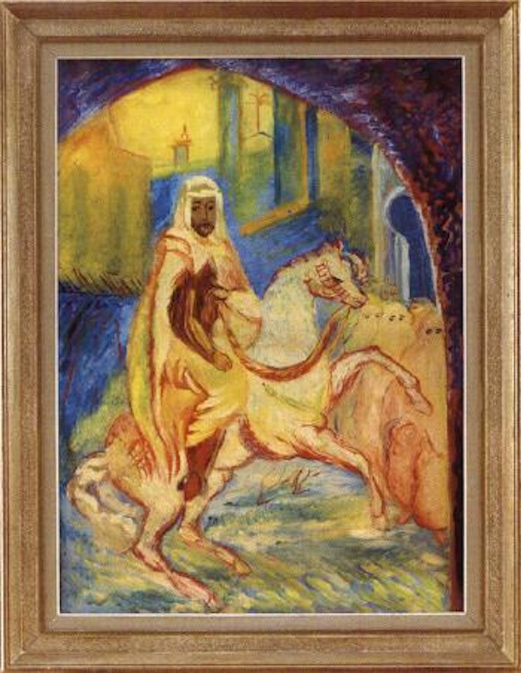 Arabian horseman by Sigrid Hjertén