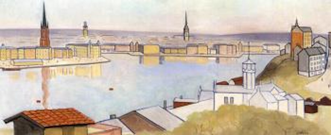Stockholm from the south by Einar Jolin