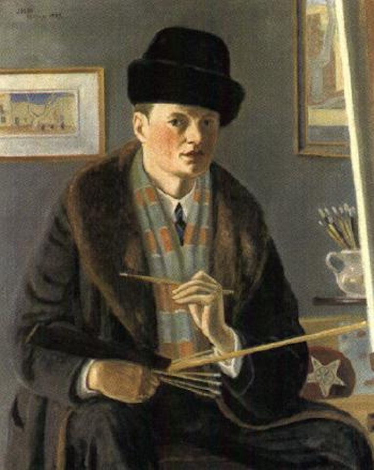 Self portrait by Einar Jolin