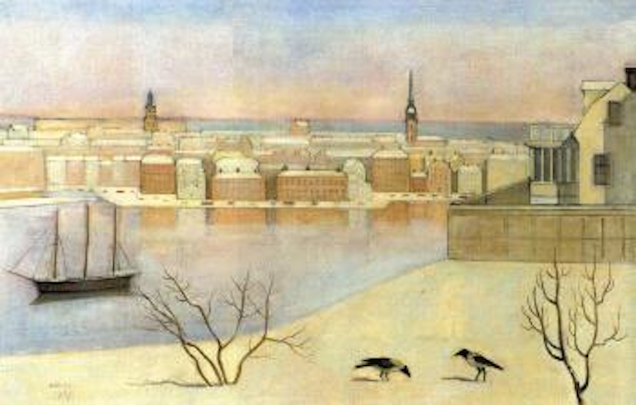 View towards Gamle Stan, Stockholm by Einar Jolin