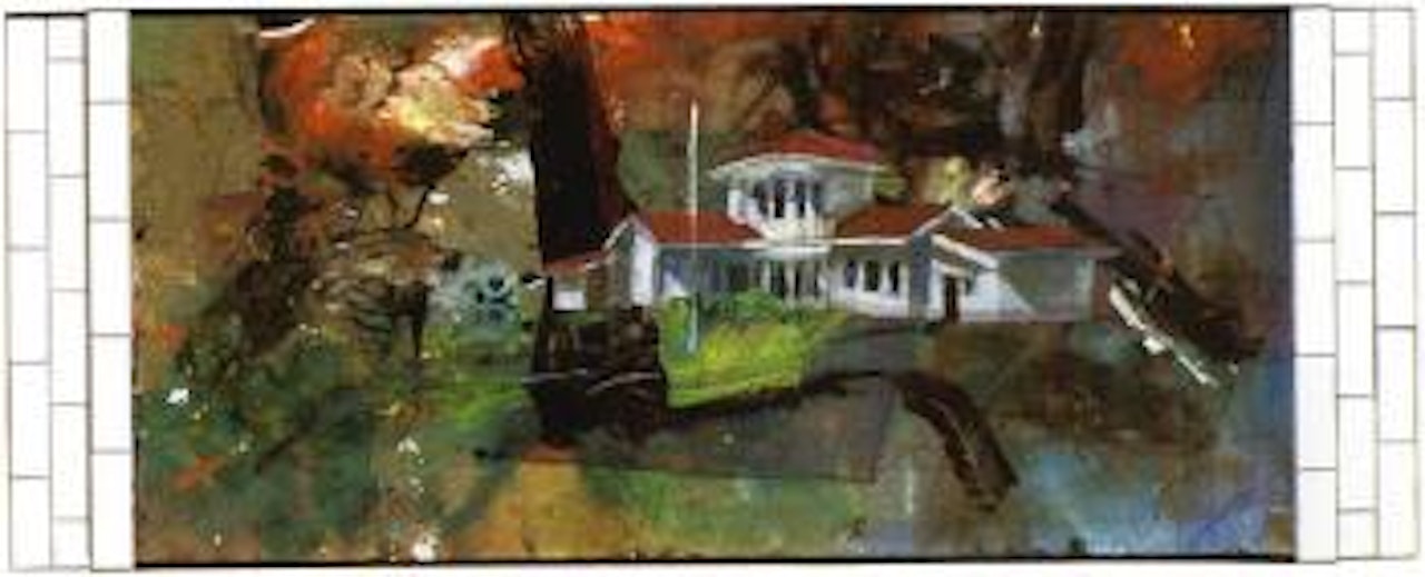 Untitled - house in landscape by Ernst Billgren
