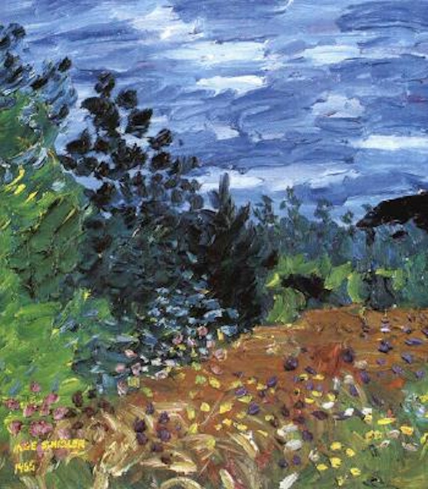 Coastal meadow in spring by Inge Schiöler