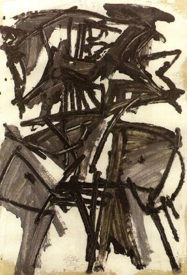 Composition by Antonio Saura