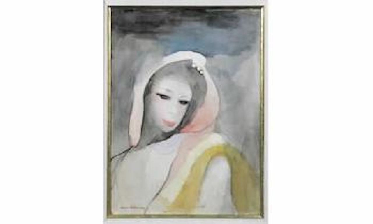 Jeune fille au chale jaune by Marie Laurencin