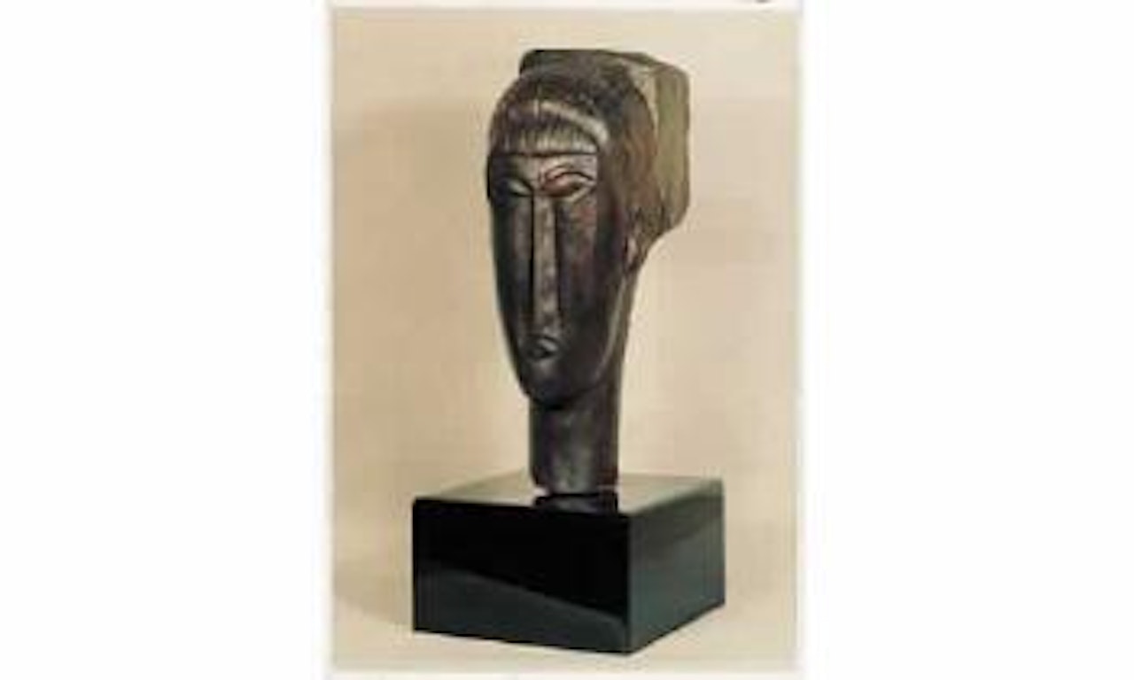 Tete de jeune fille a la frange by Amedeo Modigliani