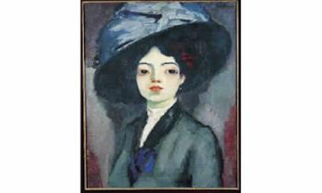Portrait de femme au grand chapeau by Kees van Dongen