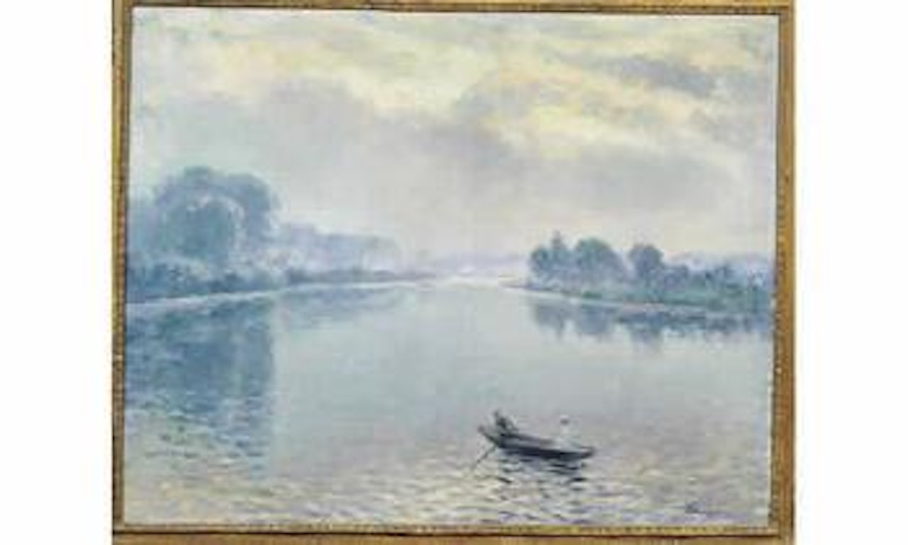 Promenade en barque sur l'Etang de St. Pierre by Henri Lebasque