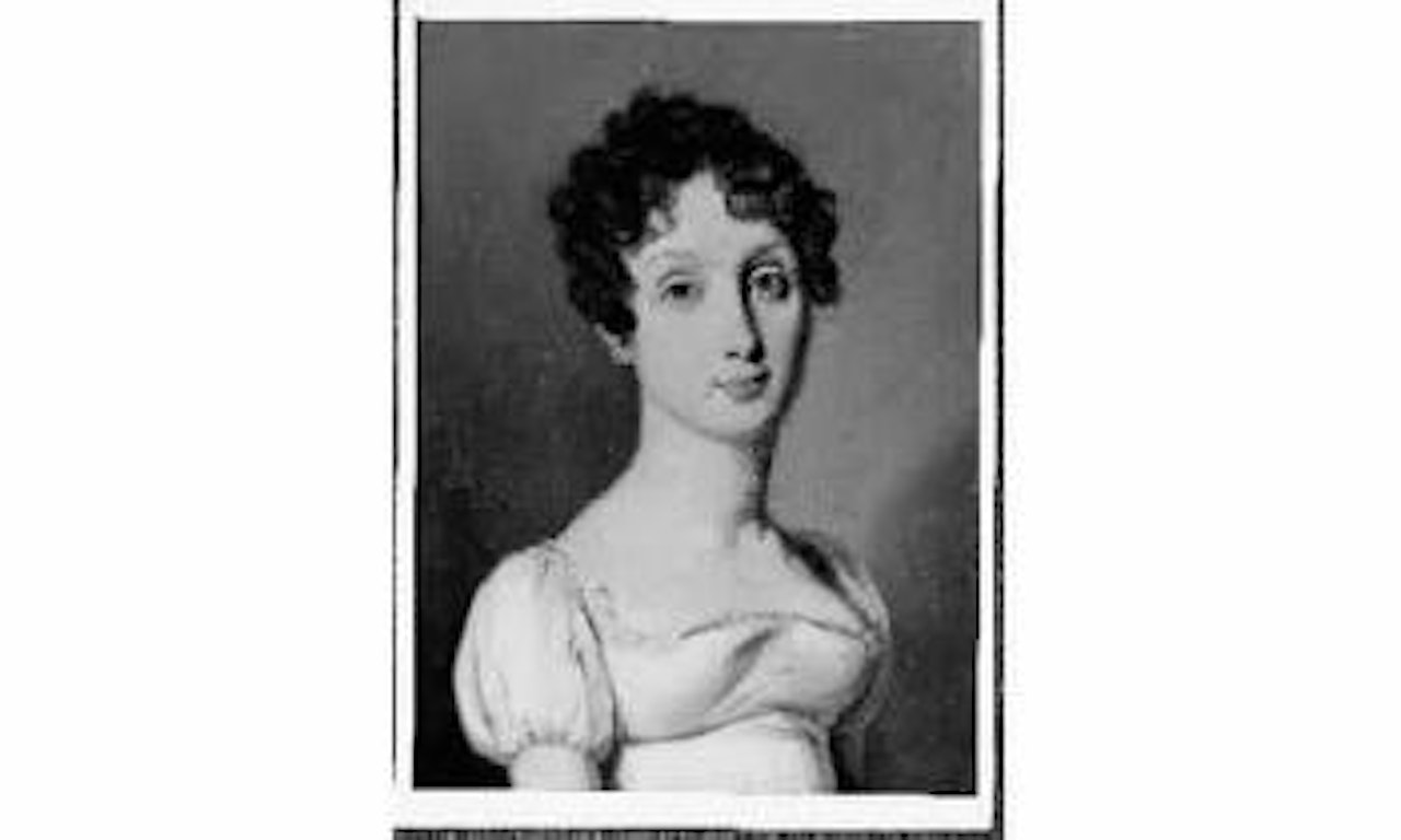 Portrait de jeune femme a la robe blanche by Louis-Leopold Boilly