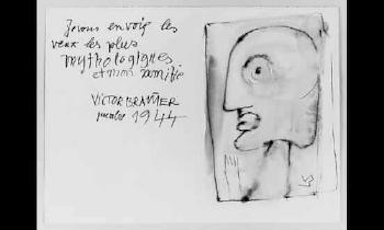 Visage de profil by Victor Brauner