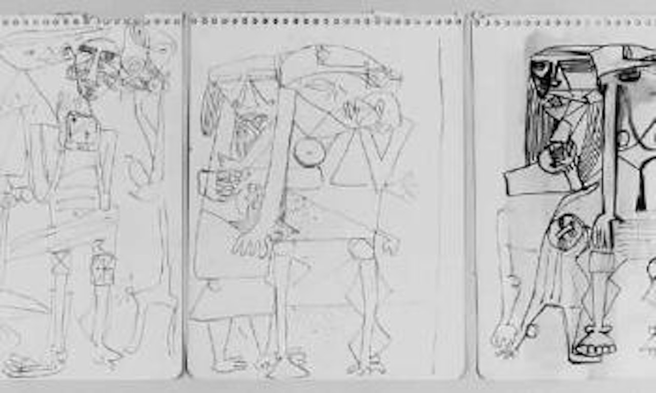 Composition aux personnages by Wifredo Lam