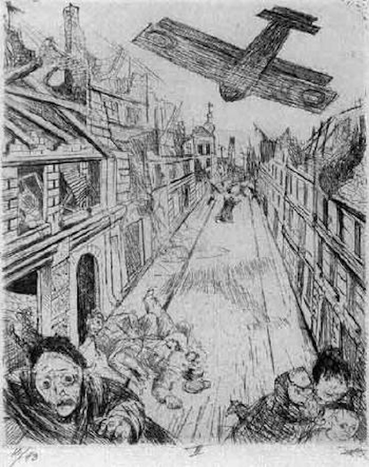 The bombing of Lens by Otto Dix