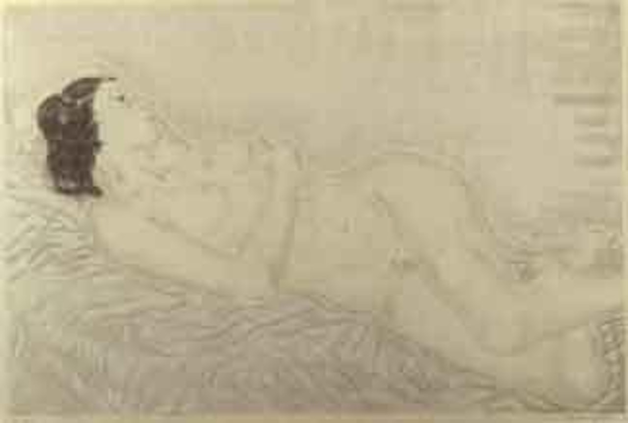 Reclining nude by Leonard Tsuguharu Foujita