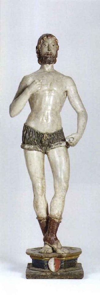 Figure, probably St. Roch by Sienese School
