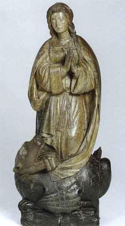 Figure of Saint Margaret by French School