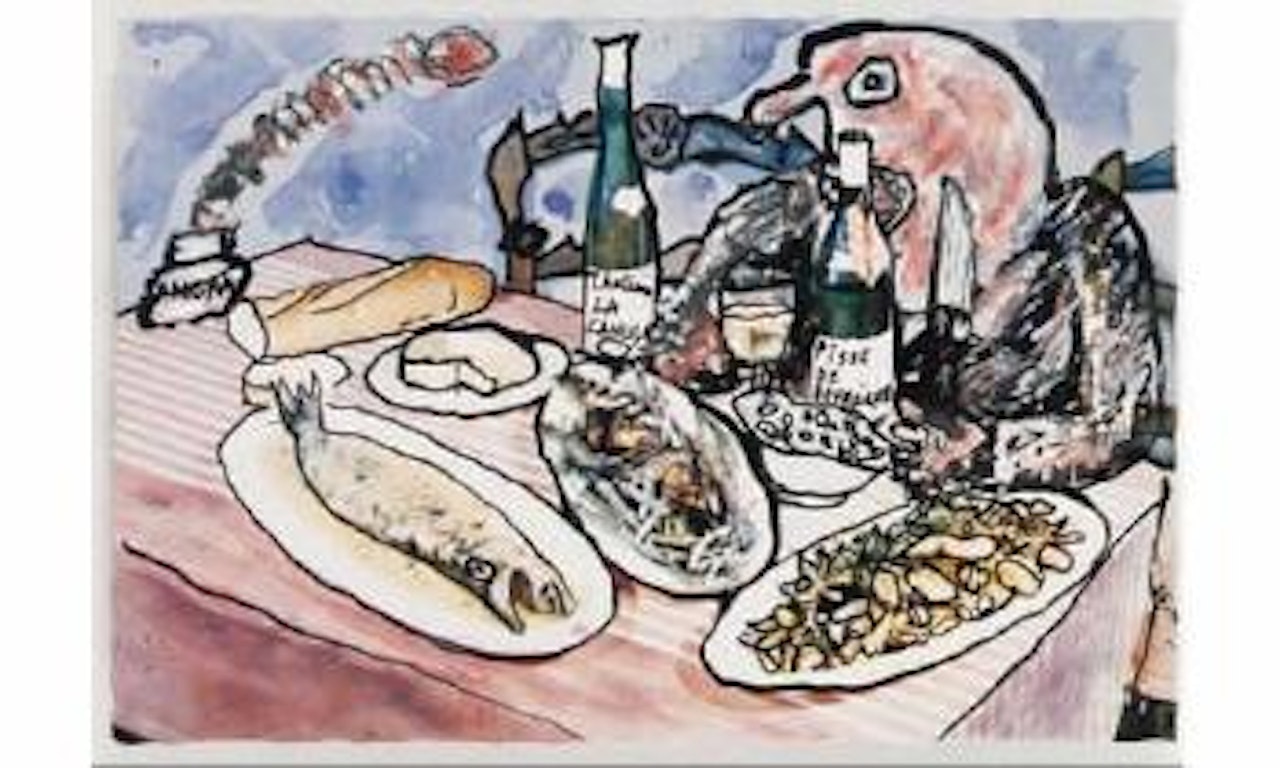 Table regionale by Jean Dubuffet